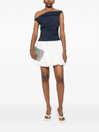 SIMKHAI Salina Bubble Mini Dress in midnight multi - women's dress