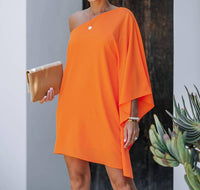 Lavender J - One Shoulder Carrie Dress
