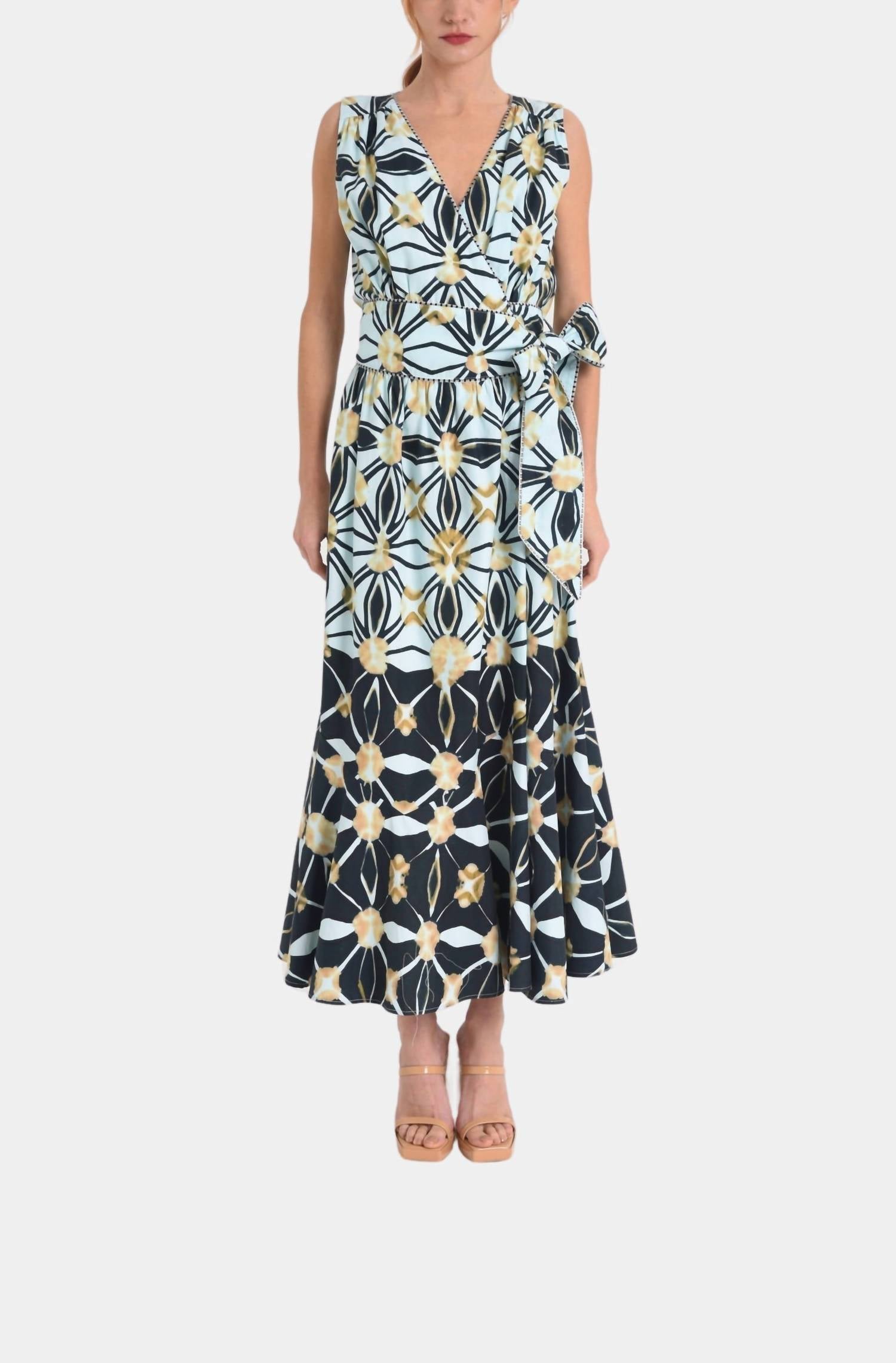Ciebon - Wrap Sleeveless Dress