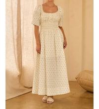 Skies Are Blue - Dotted Maxi Dress