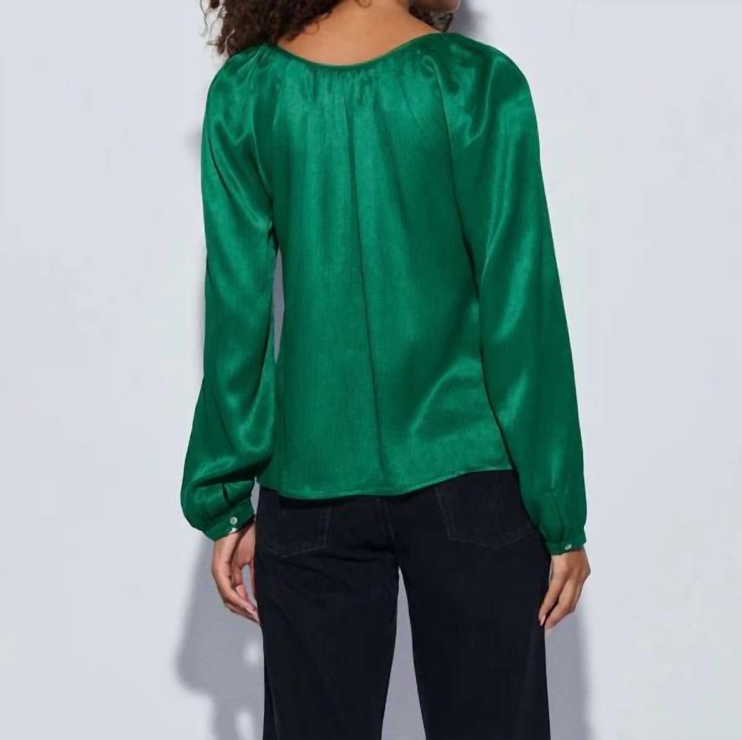 Nation Ltd - Ellie Textured Satin Top