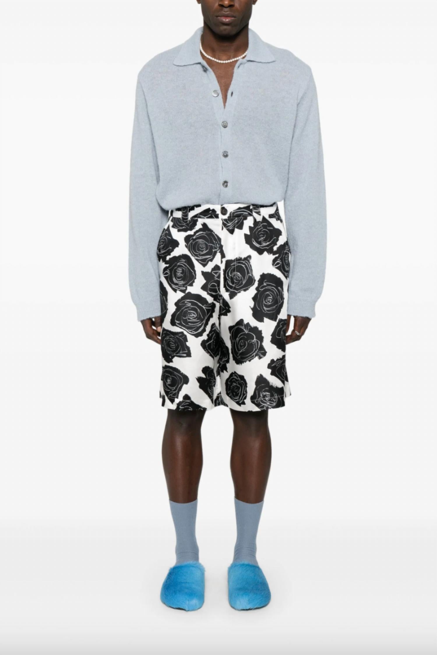 Marni - Men's Luna Silk Twill Shorts