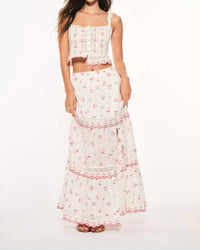 Loveshackfancy - Patten Cherry Maxi Skirt