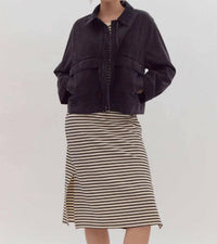 entro Women's Classic Jean jacket in black - women's jacket