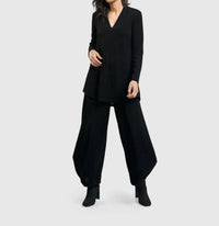 ALEMBIKA Jacquard Punto Pants in black - women's pants - view 8