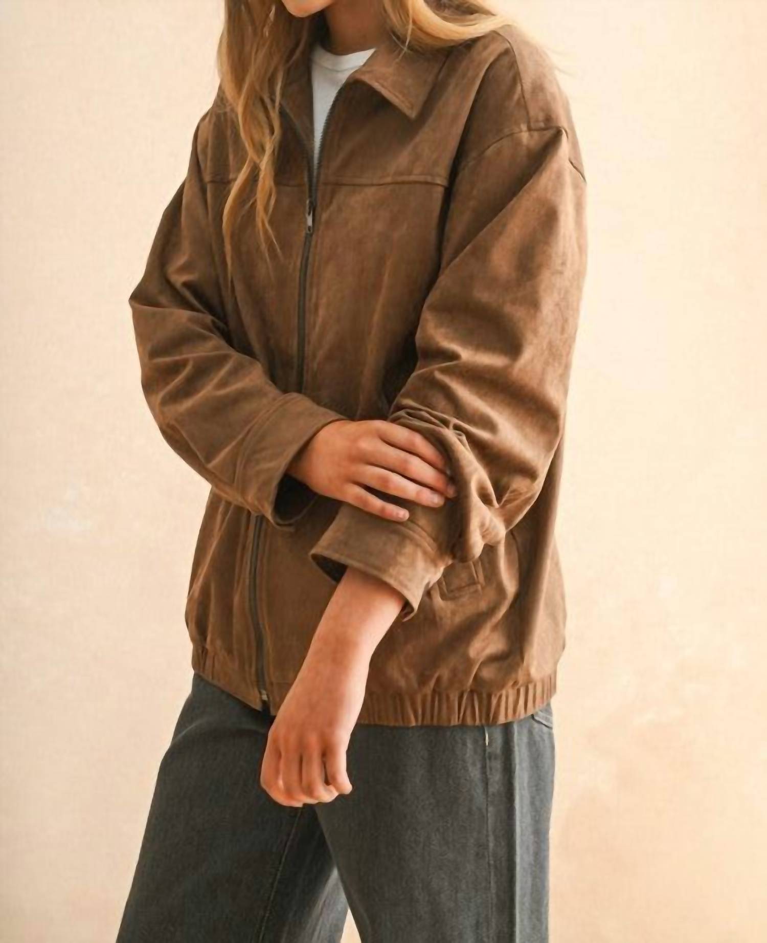Paige - Oversized Bomber Jacket