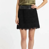 Faith Connexion - Crochet Metal Waist Mini Skirt