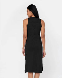 Hyfve - Sleeveless Shift Midi Dress