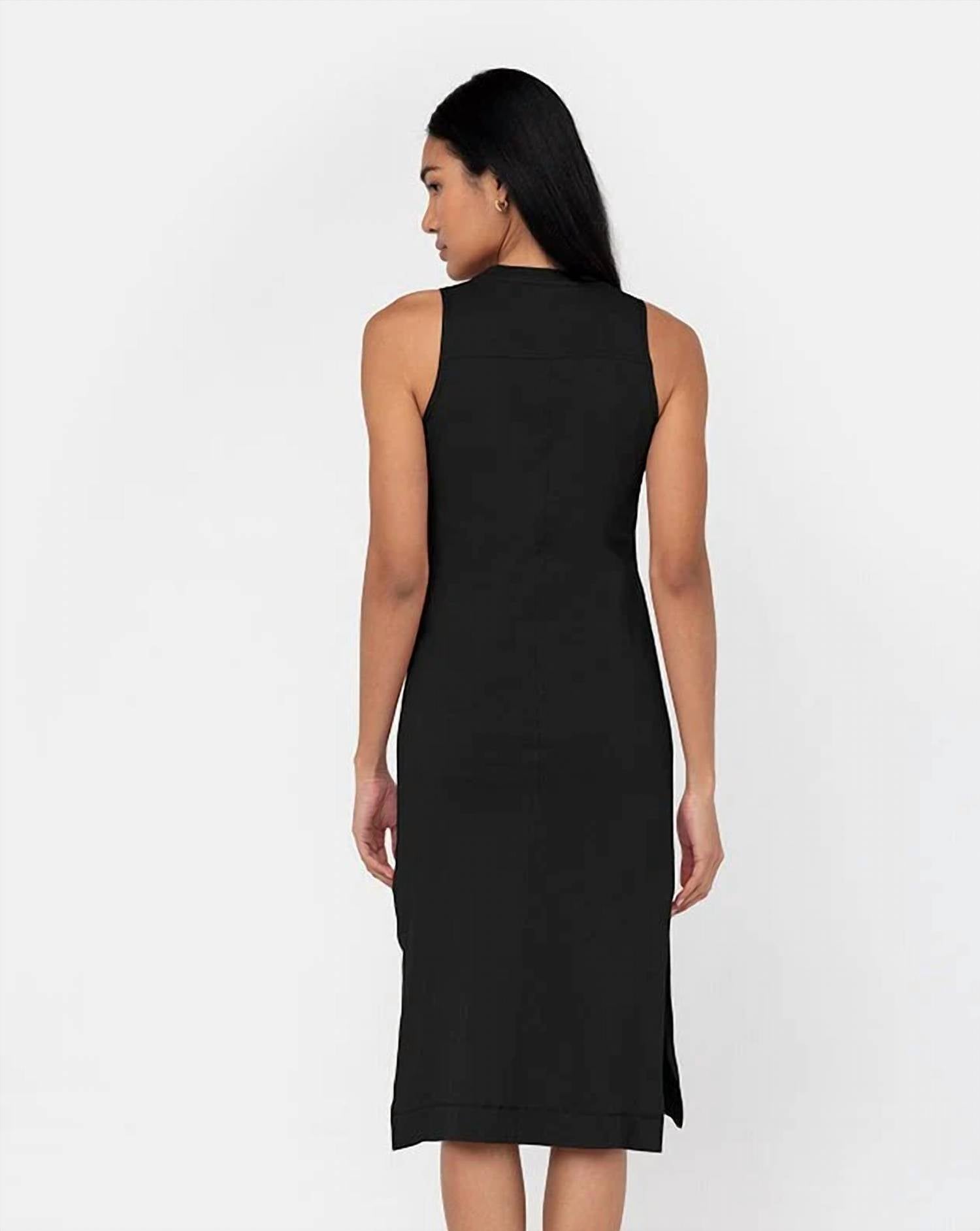 Hyfve - Sleeveless Shift Midi Dress