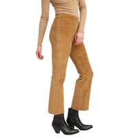 SPRWMN Ankle Flare Pants with Princess Seams in sepia - women's pants - view 4