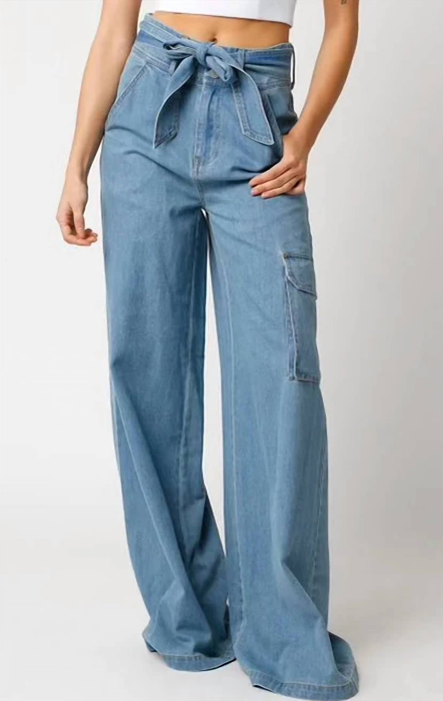 Olivaceous - Freya Denim Pants