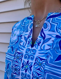 Aryeh - Julie Split Neck Dress