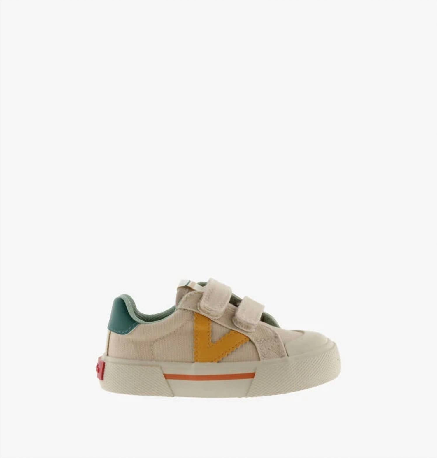 Victoria - Kid's Tribu Wide Fit Split Leather Sneaker