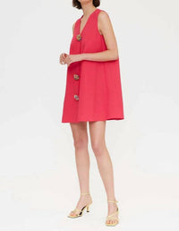 Compania Fantastica - Sleeveless Button Dress