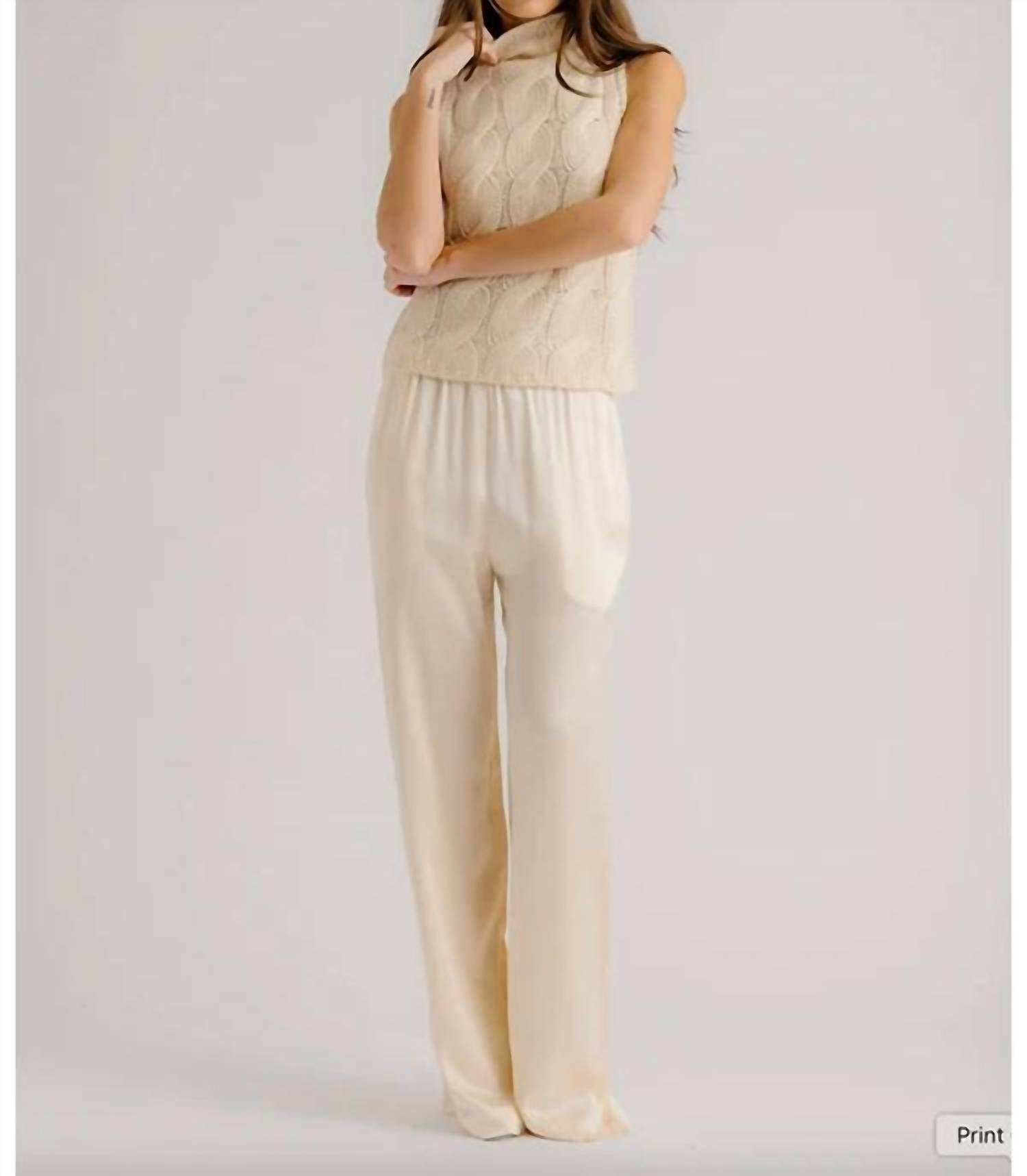 Sablyn - Women's Salvia Cable Turtleneck Sweater