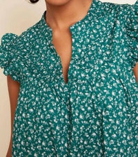 Nation Ltd - Jasmine A-Line Ruffled Mini Dress