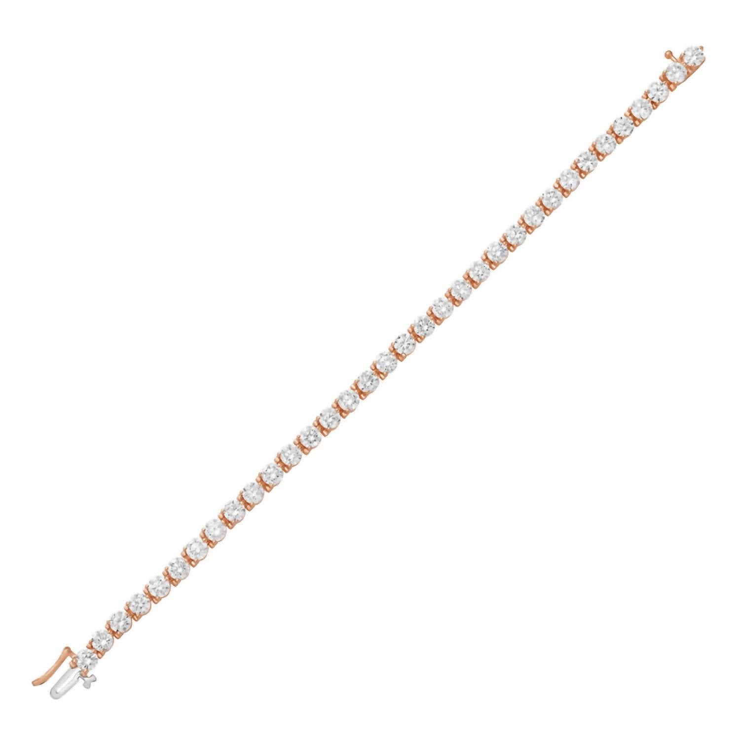 Diana M Jewels - Women's Round Lab-Grown Diamond Jewelry Bracelet (2.00 Ct) - Classic