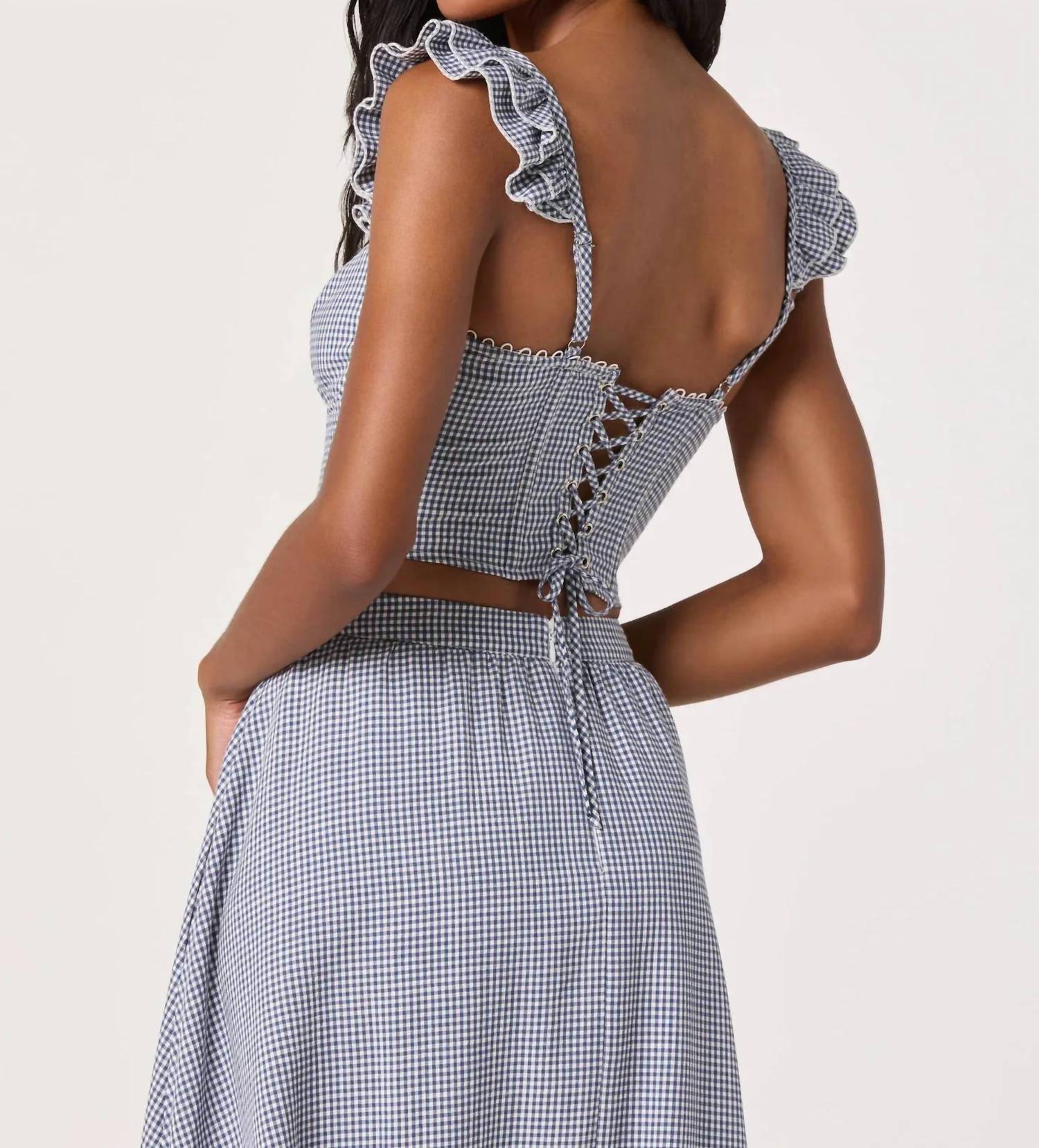 Astr - Wedelia Gingham Top