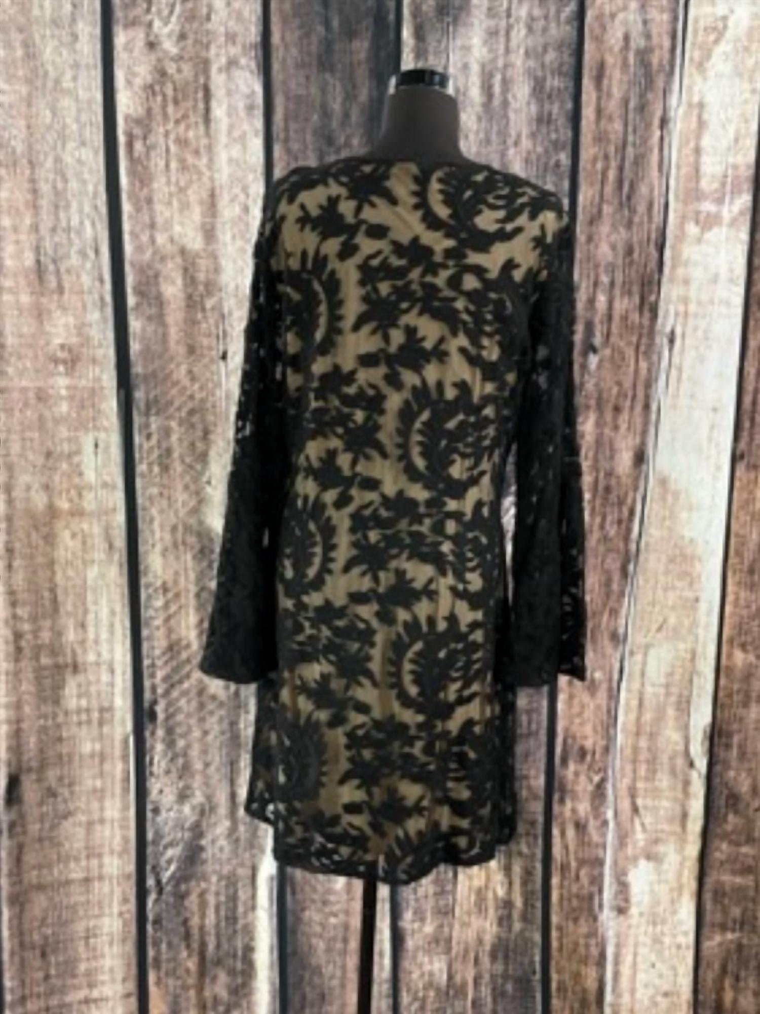 Lace and Tan Dress