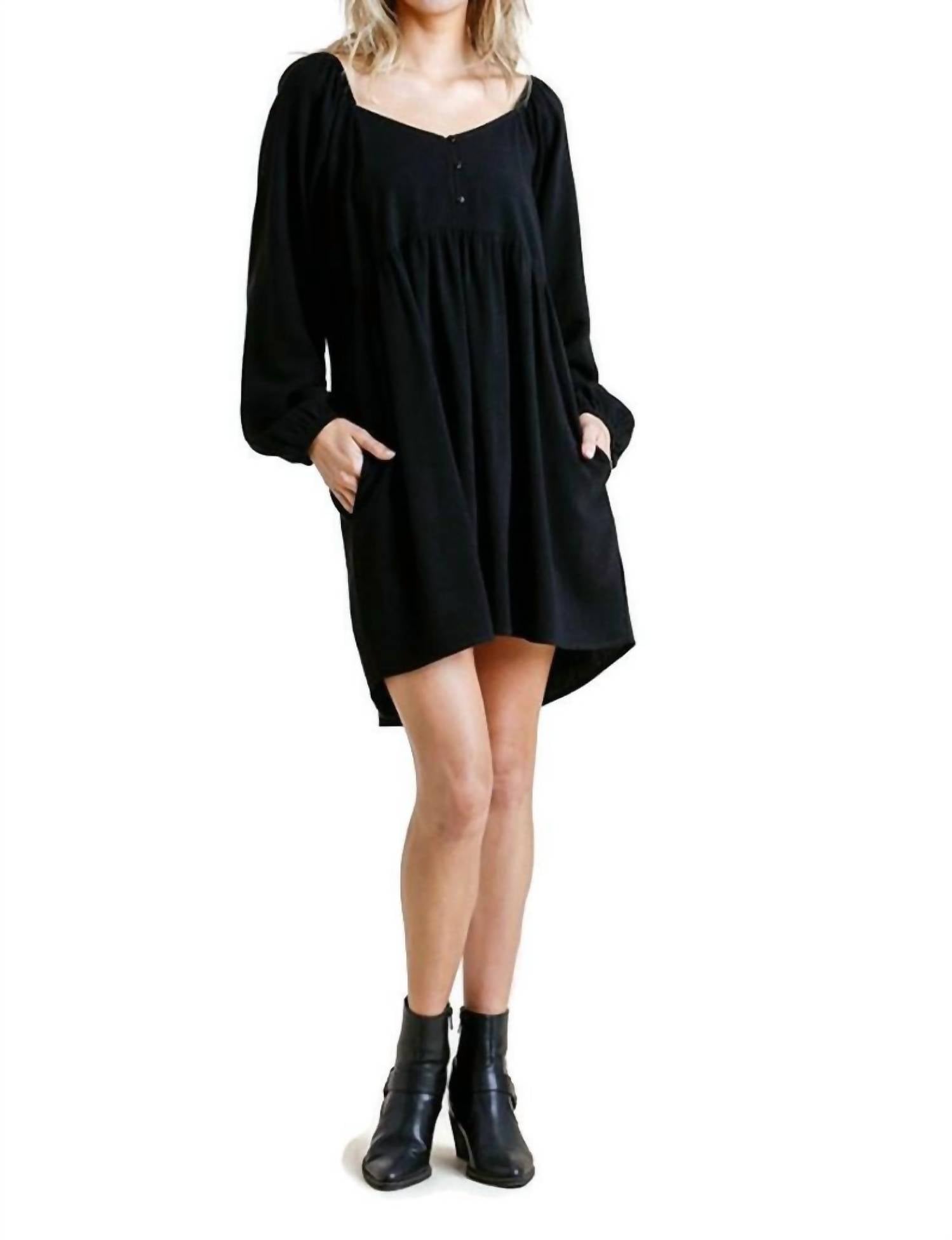 Umgee - Sweetheart Babydoll Dress