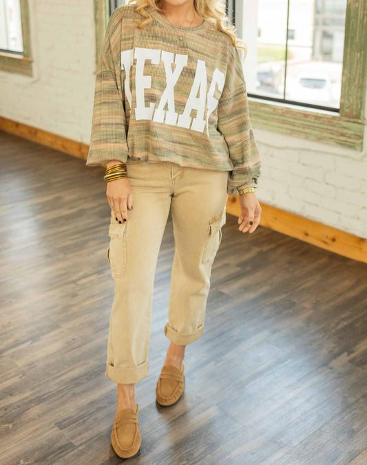 Vervet By Flying Monkey - Dixie High Rise Relaxed Straight Cargo Jeans