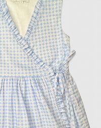 Percy & Tyne - Girl's Sleeveless Ruffle Wrap Dress