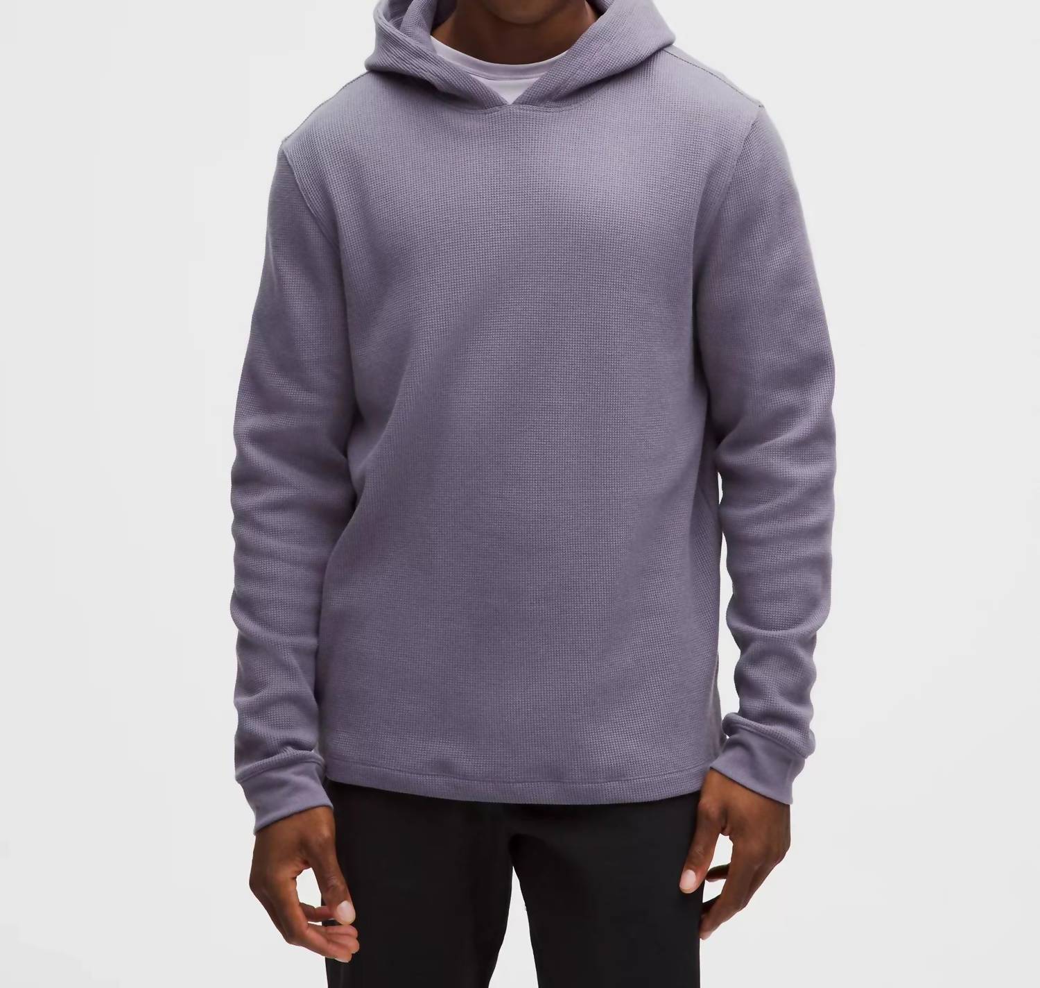 Lululemon - Men's Cotton Blend Waffle Knit Hoodie