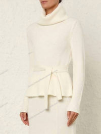 Zimmermann - Illustration Peplum Sweater