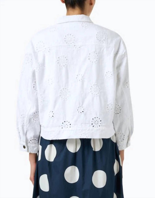 Elliott Lauren - Eyelet Denim Jacket