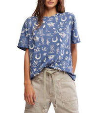 Free People - Painted Western Tee