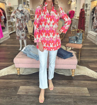 Jude Connally - Chris Long Sleeve Tunic Top