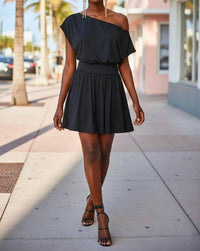 By Together - Mariana Drop Shoulder Mini Dress