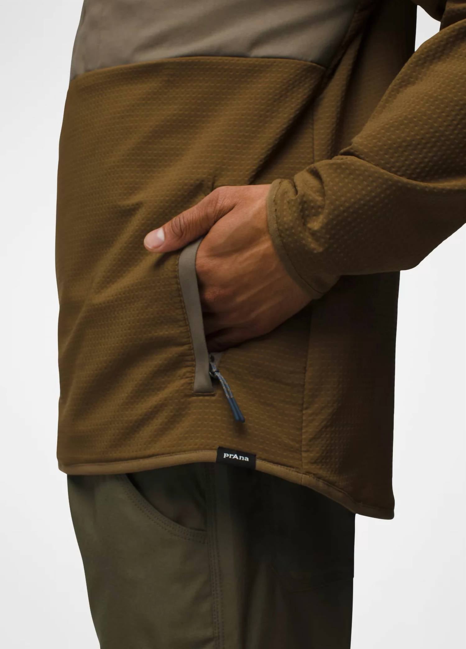 Prana - Gridlocked Fleece 1/2 Zip Sweatshirt