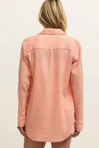 Z Supply - Gingham Long Sleeve Button Down Shirt
