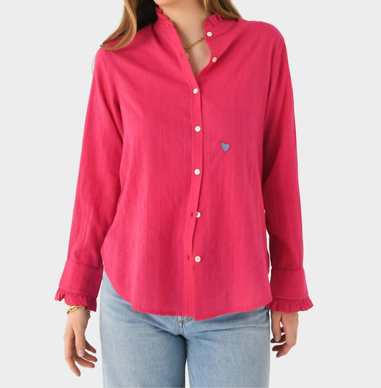 Kerri Rosenthal - Mia Ruffle Cotton Shirt