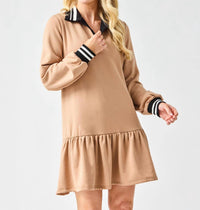 Mary Square - Allison Long Sleeve Mini Dress