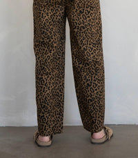 Things Between - Cotton Animal Print Pants