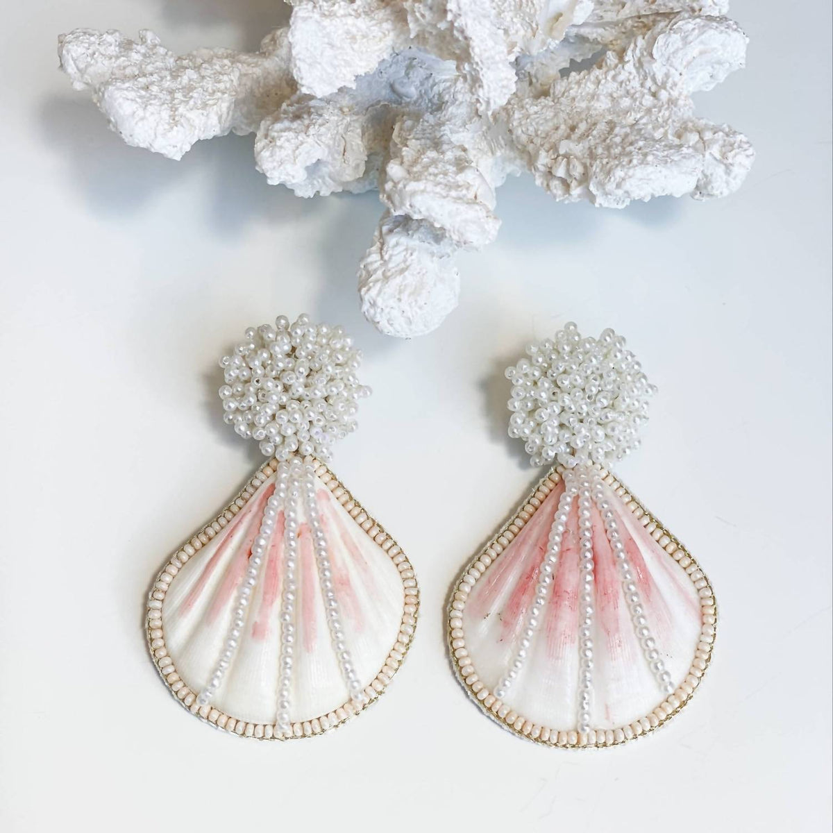 Gaby & Grace - Capri Seashell Earrings