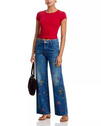 Mother - Lil Rerun Zip Sneak High Rise Jean