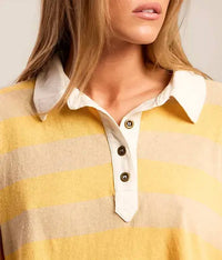 Free People - Auggie Polo Tee