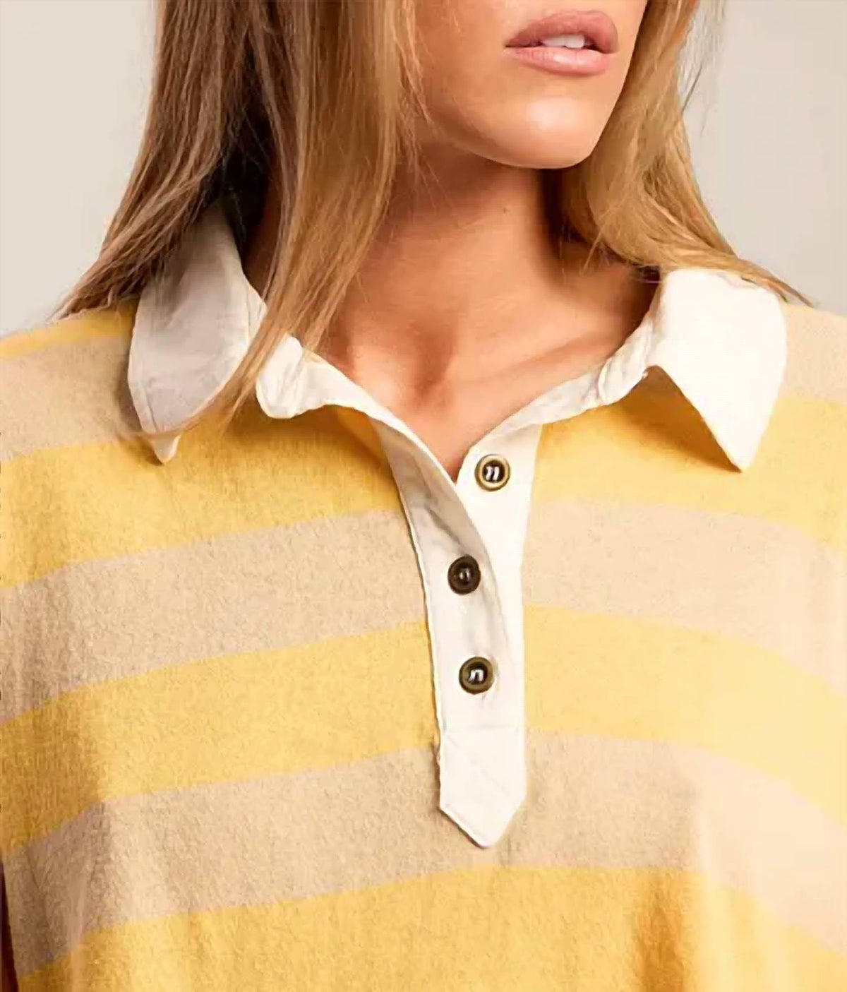 Free People - Auggie Polo Tee