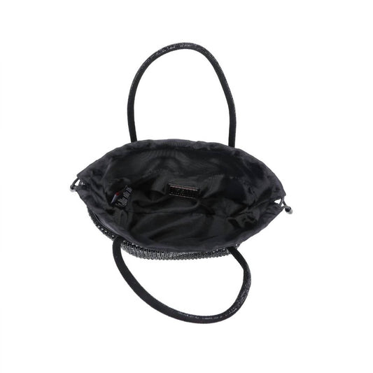 Urban Expressions - Women's Drawstring Rhinestoned Bag