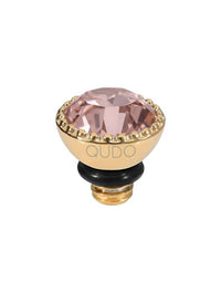 Qudo Women's Ghiare Interchangeable Topper in dusty pink delite - women's jewelry