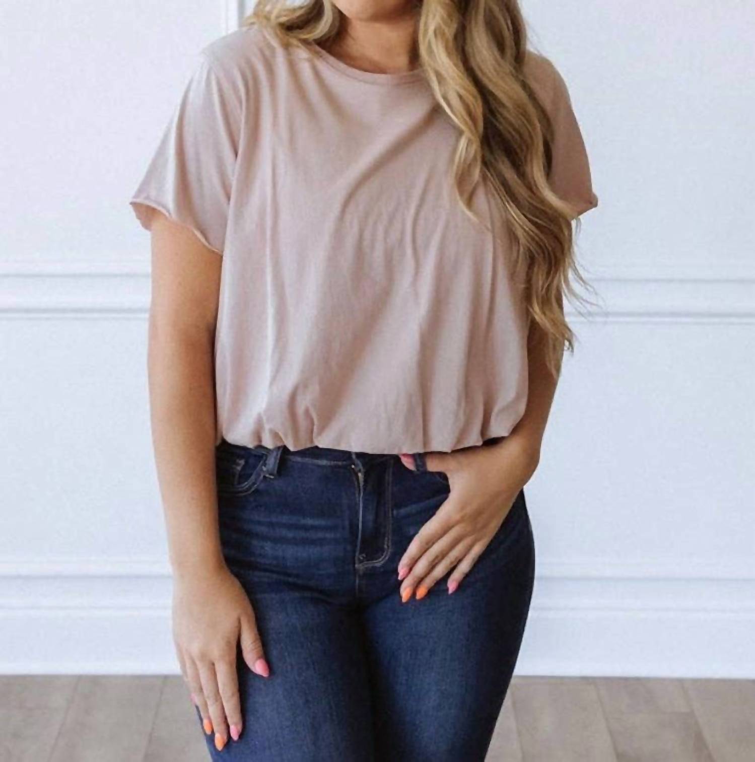 Moon Ryder - Bubble Hem Top