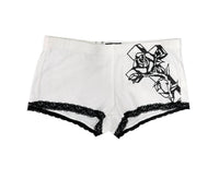 Ed Hardy Women's Mary Cheeky Short in white - women's intimate