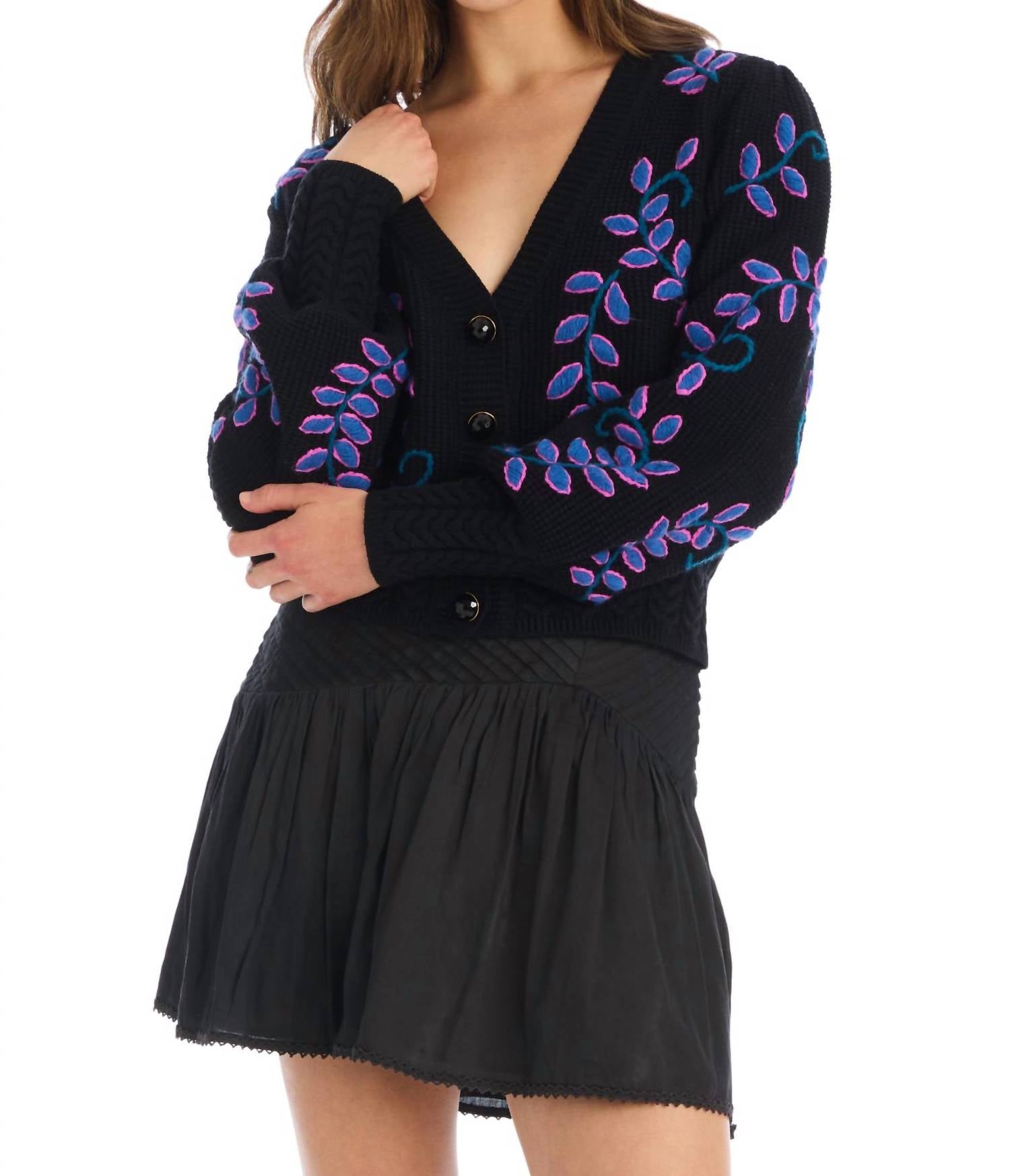 ALLISON NEW YORK Dina Skirt in black - women's skirt - view 4