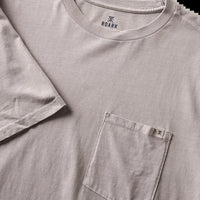 ROARK Made To Fade Short Sleeve Tee in washed grey - men's t-shirt - view 7