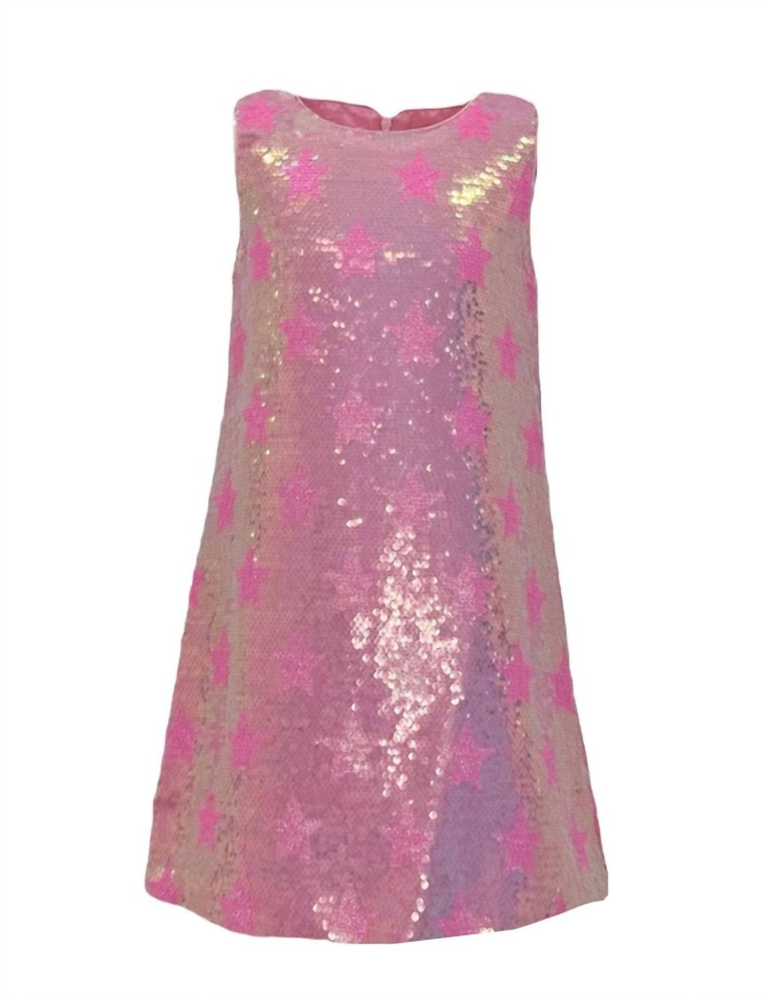 Lola + The Boys - Kid's Stars Sequin Dress