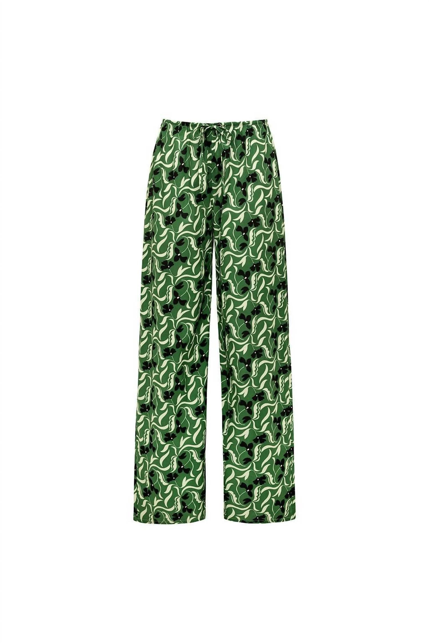 Montce - Drawstring Wide Leg Pant