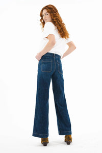 Askk Ny - Sailor High Rise Wide Leg Jeans